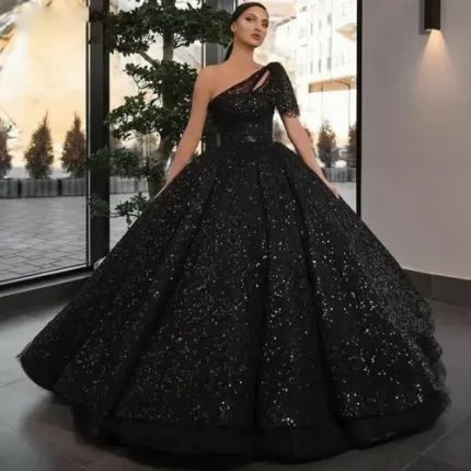 black ball gowns dress