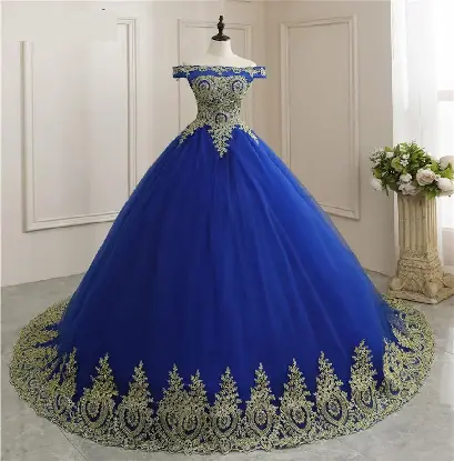 Quinceanera Dress blue